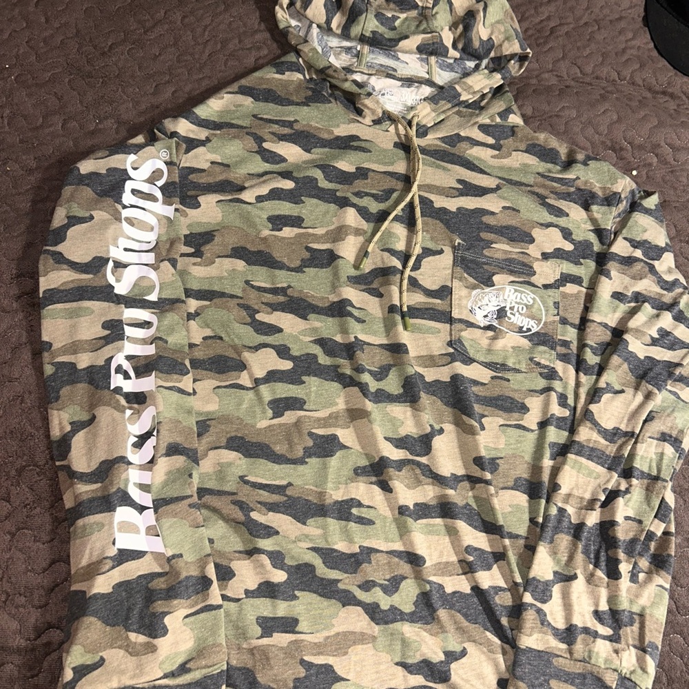 Bass Pro Shops Green Camo Pullover